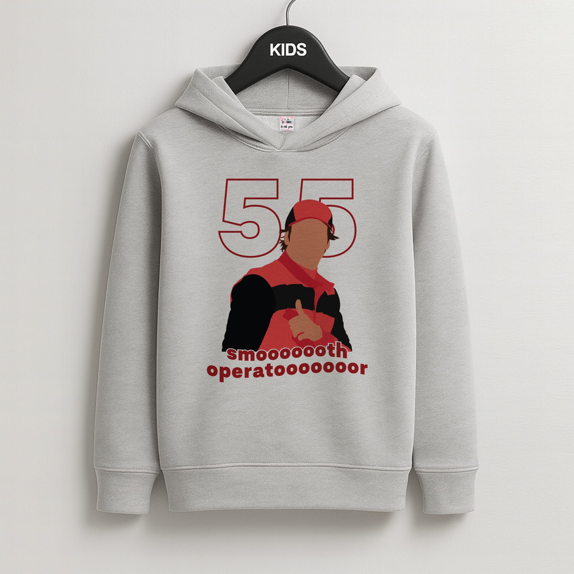 Smooth Operator Kids Grey Hoodie