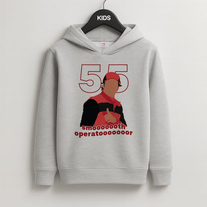 Smooth Operator Kids Grey Hoodie