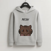 Meow Purple - Cats Kids Hoodie 2