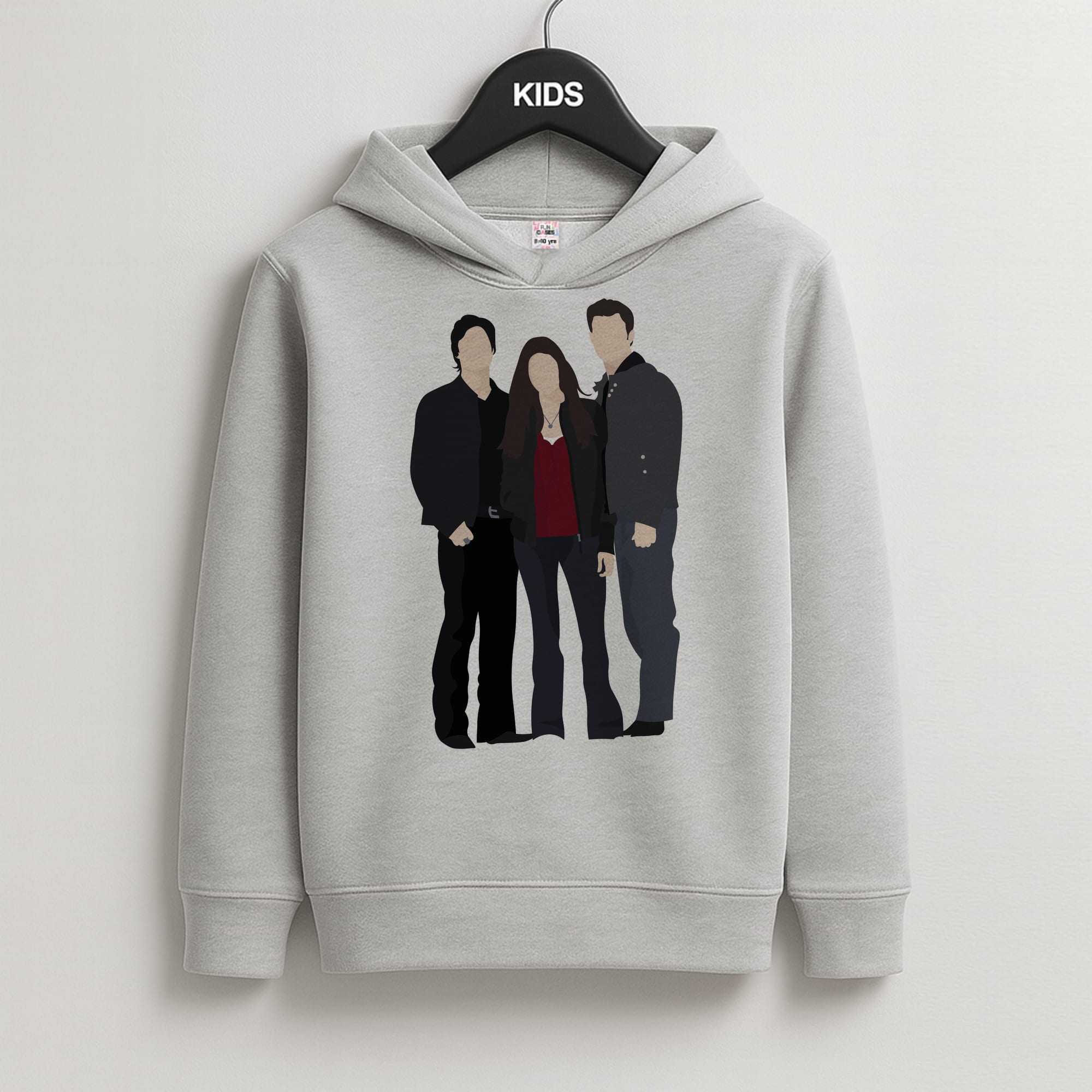 Main Characters - VD Kids Grey Hoodie