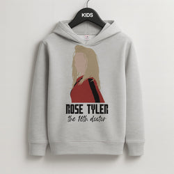 Rose The 16th Doctor Kids Grey Hoodie