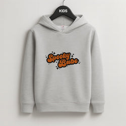 Spooky Babe Kids Grey Hoodie