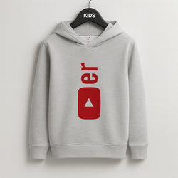 YouTuber Kids Grey Hoodie