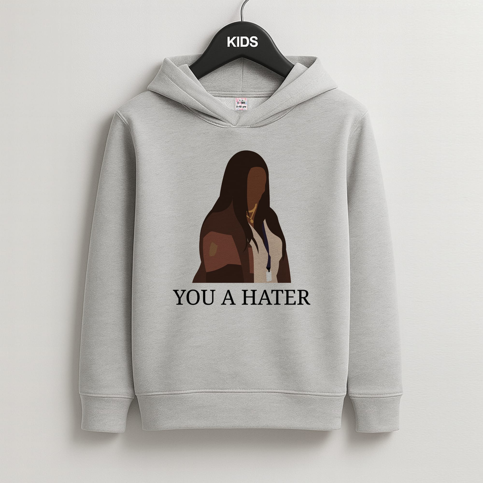You A Hater Kids Grey Hoodie
