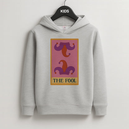 The Fool - Tarot Cards Kids Grey Hoodie