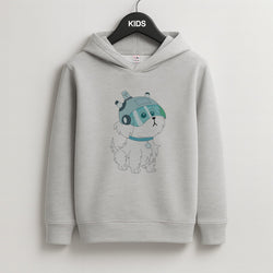 Space Dog - RAM Kids Grey Hoodie