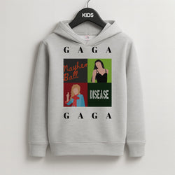 Gaga Collage Kids Grey Hoodie