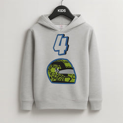 Helmet 4 Kids Grey Hoodie