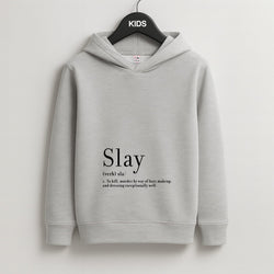 Slay Kids Grey Hoodie