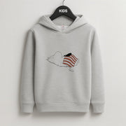 Moom On Grass Kids Hoodie 2