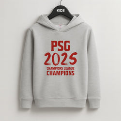 Champion League Winners 25 PSG Kids Grey Hoodie