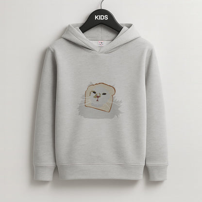 Silly Cat - Cats Kids Grey Hoodie