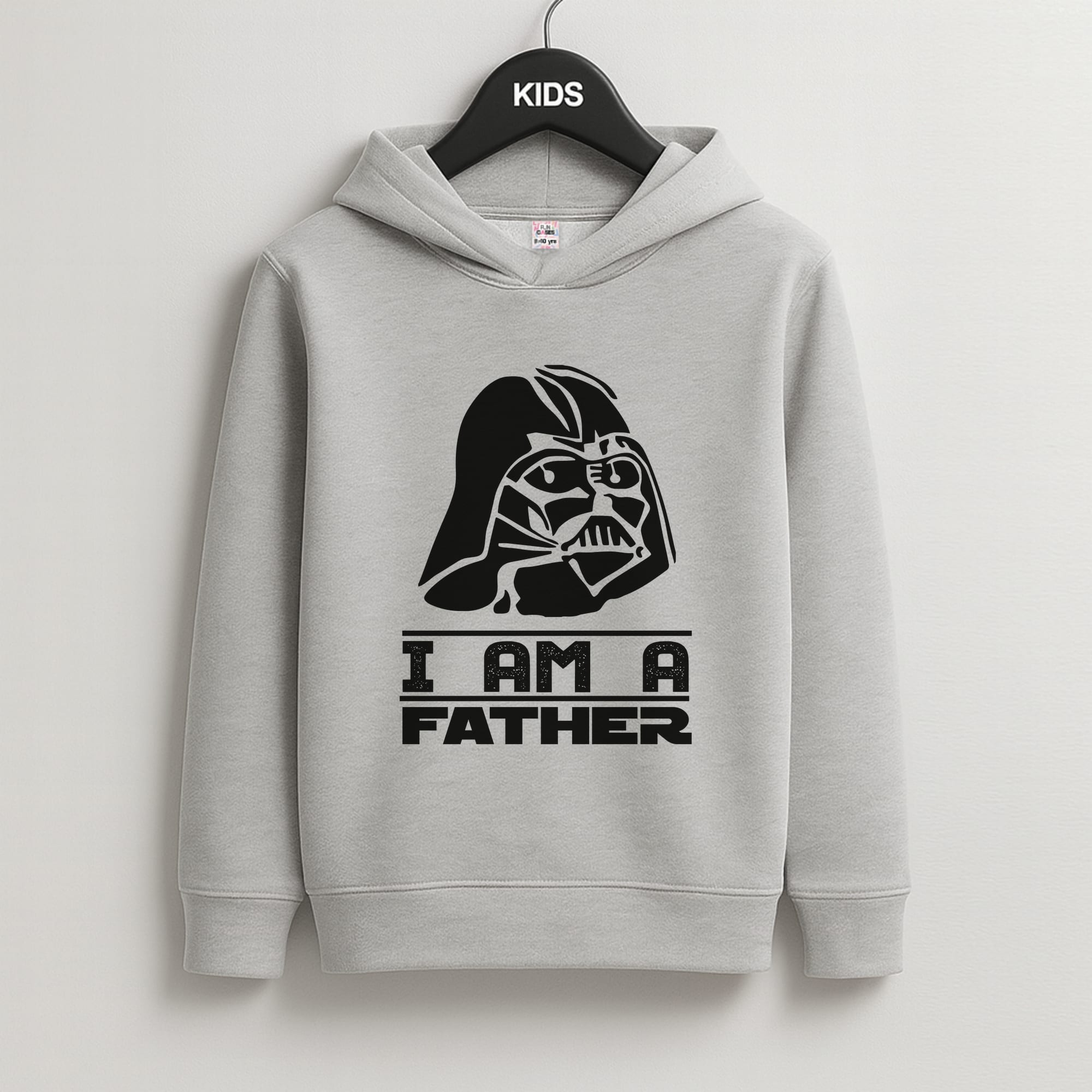 I Am Your Father - Fathers Day Kids Grey Hoodie