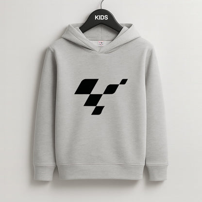 logo - Motorbike Kids Grey Hoodie