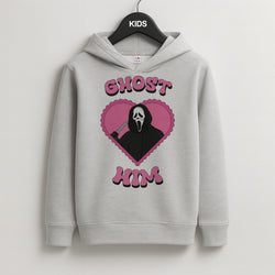 Ghost Him Kids Grey Hoodie