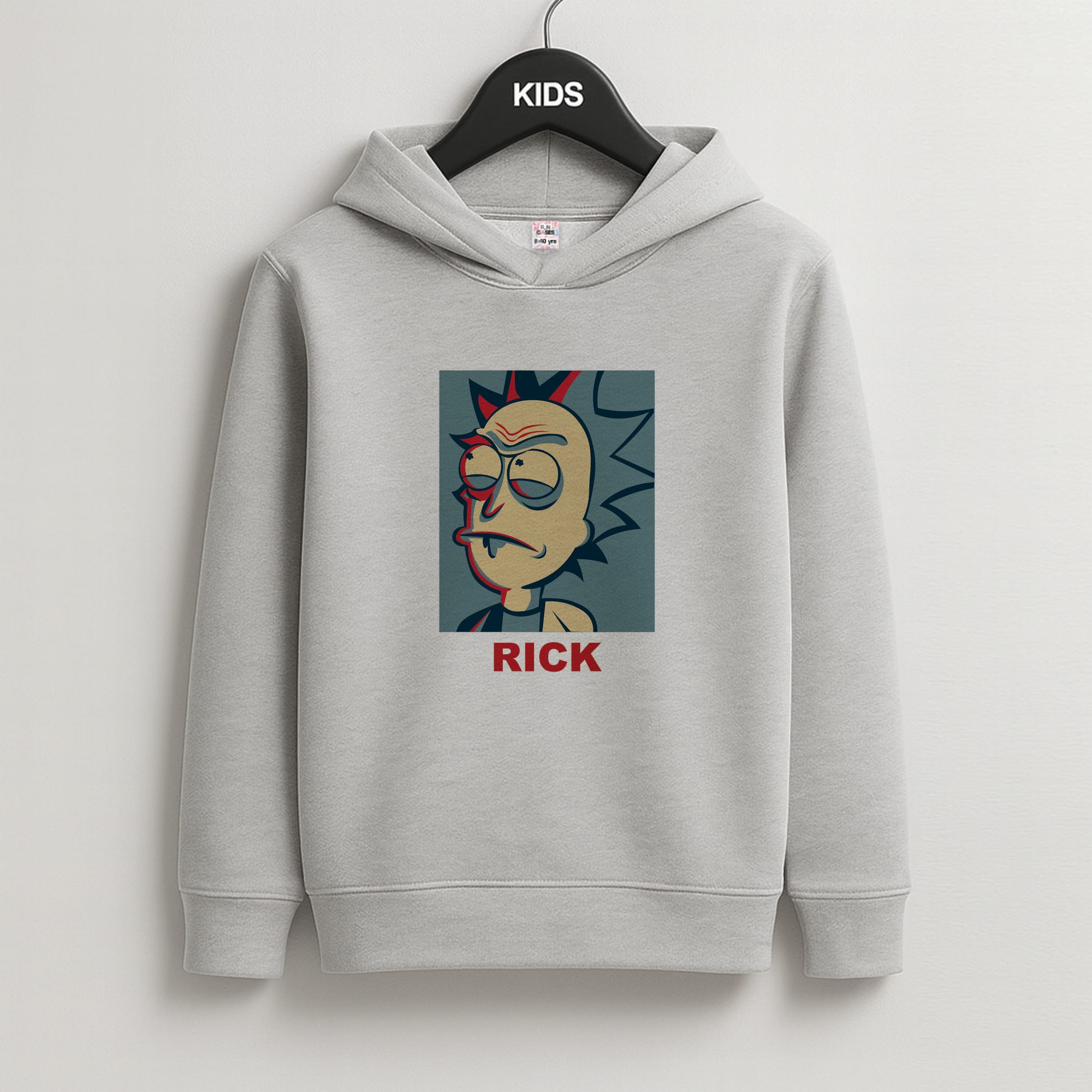 Rick Red - RAM Kids Grey Hoodie