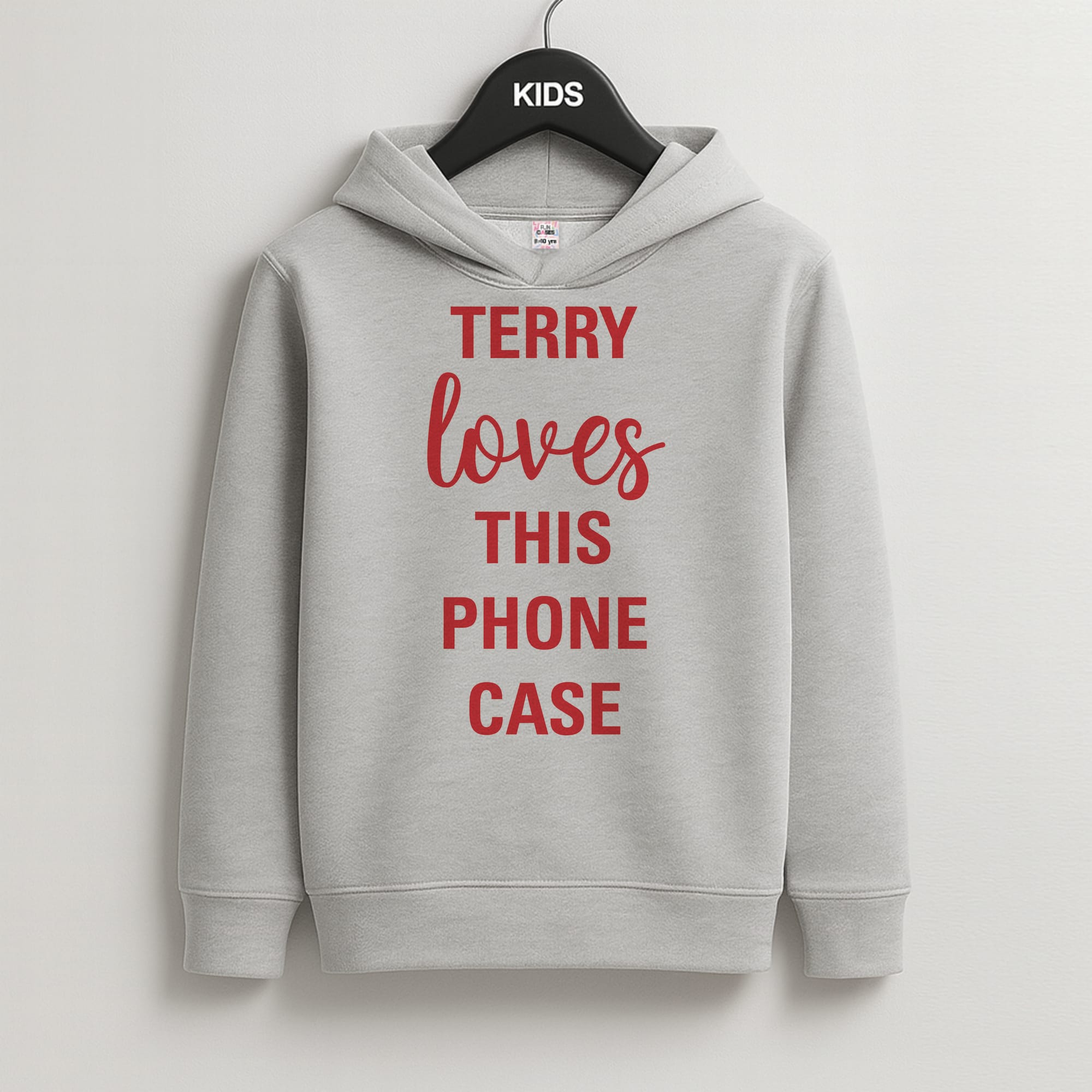Terry Loves This Phone Case - Brooklyn Nine-Nine Kids Grey Hoodie