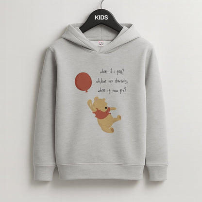 What If I Fail - Winnie Kids Grey Hoodie