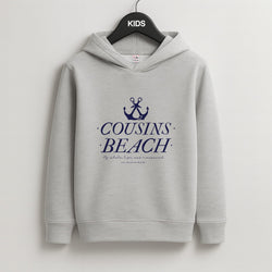 Stripes Cousin Beach Kids Grey Hoodie