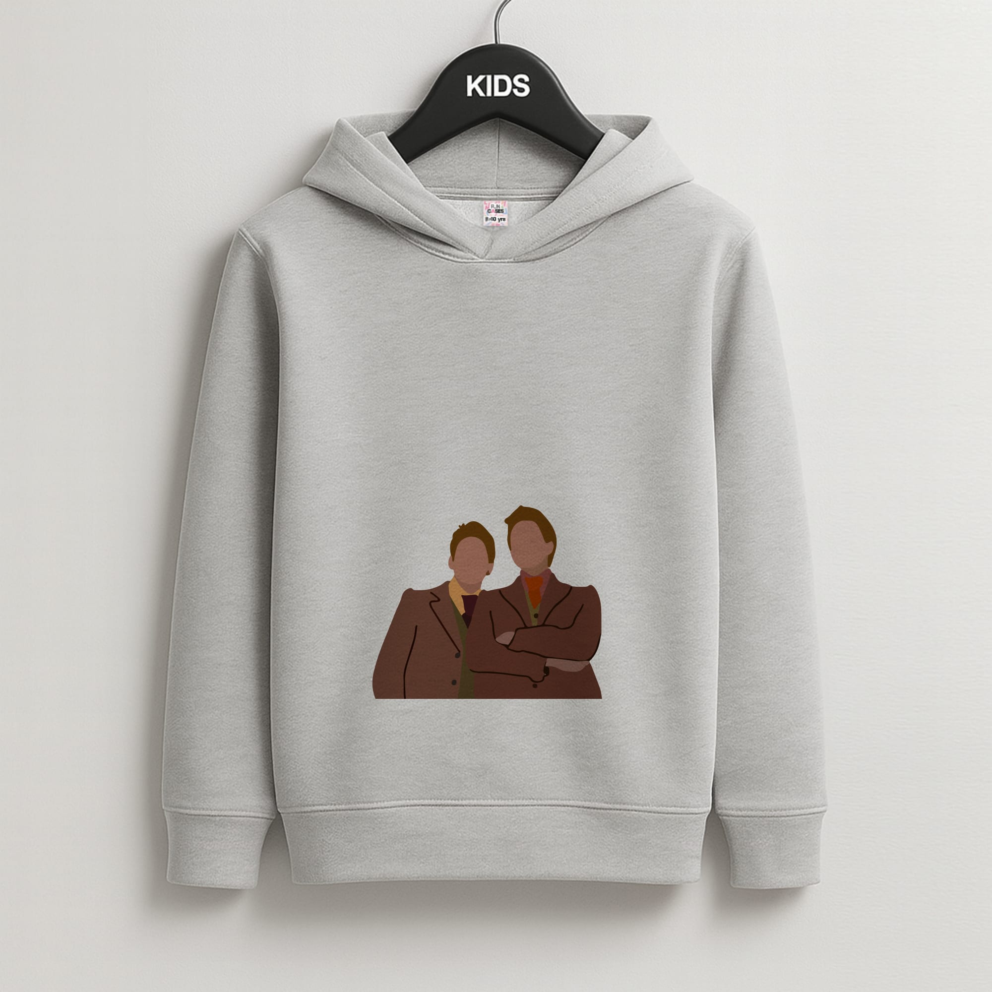Fred And George Kids Grey Hoodie