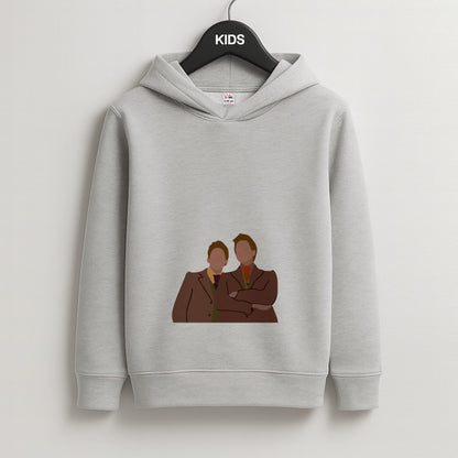 Fred And George Kids Grey Hoodie
