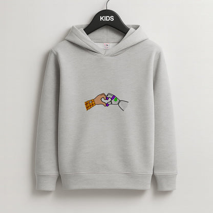 Woody And Buzz Love Kids Grey Hoodie