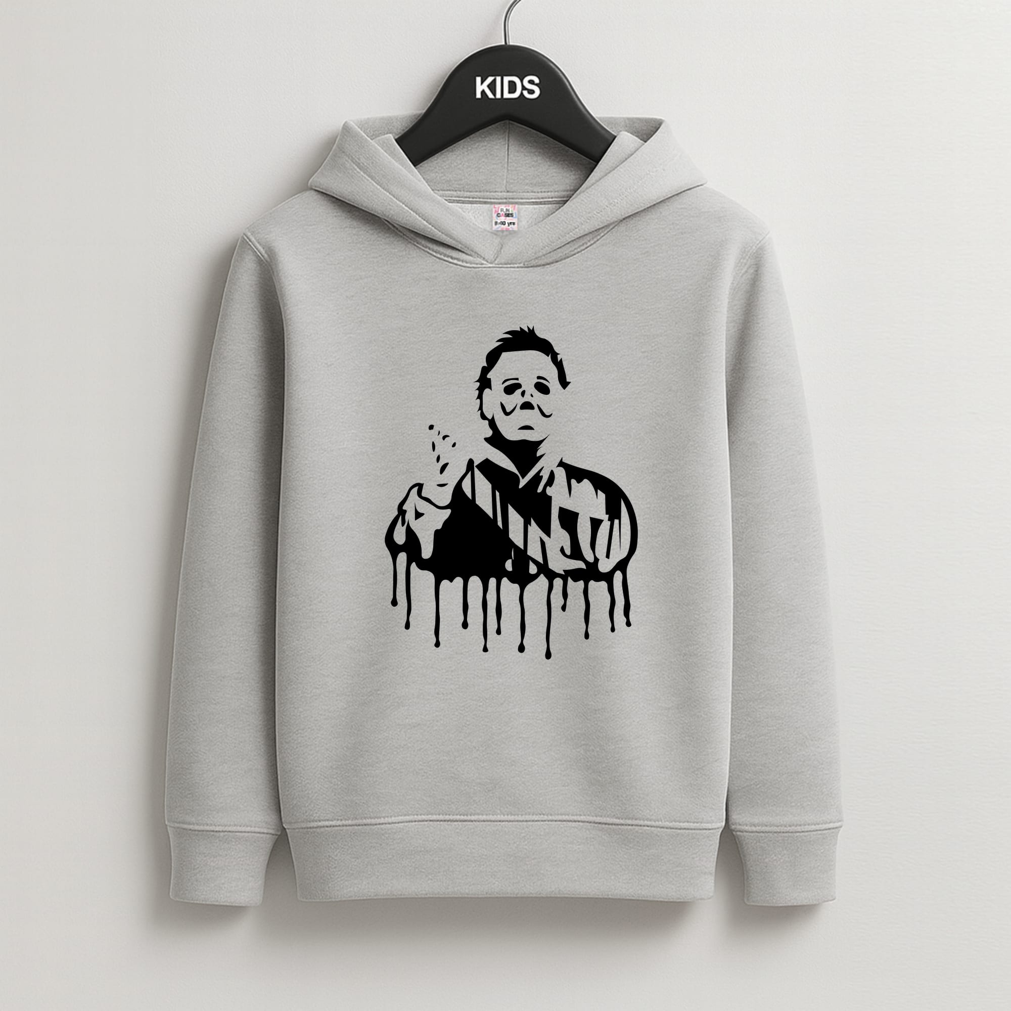 Black & White - Myers Kids Grey Hoodie