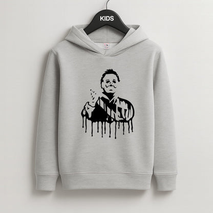 Black & White - Myers Kids Grey Hoodie