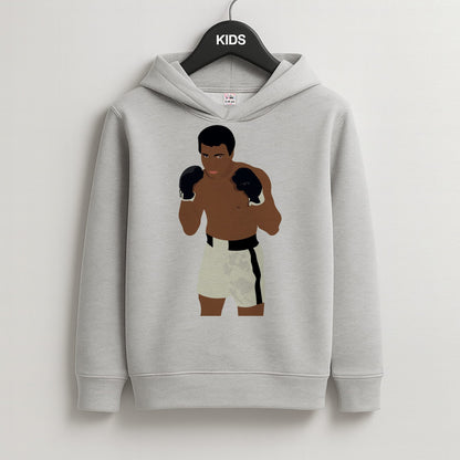 Ali - Boxing Kids Grey Hoodie