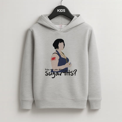 How You Doing? Kids Grey Hoodie
