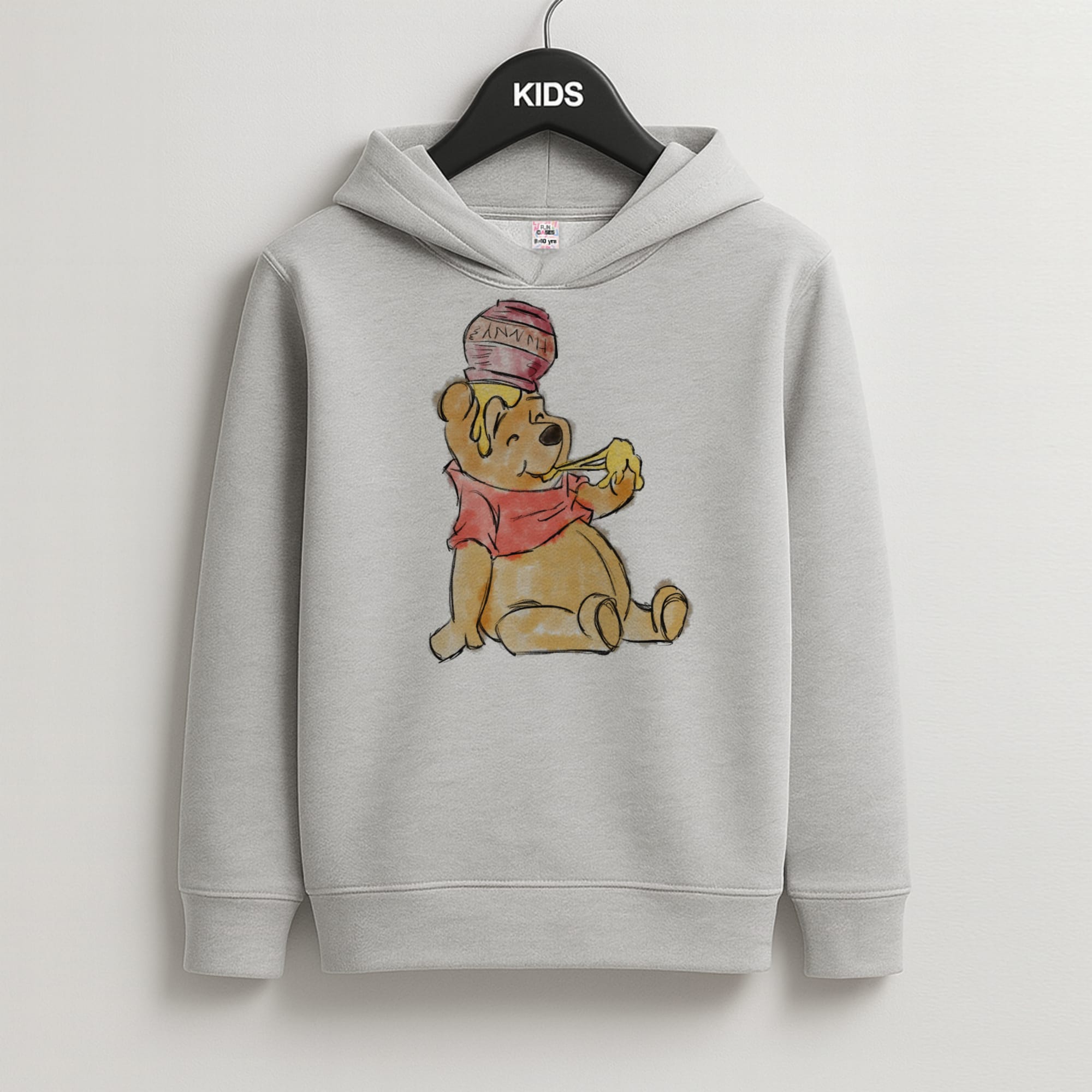 Winnie Sketch Kids Hoodie