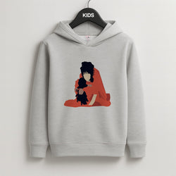 Lydia - Beetle Halloween Kids Grey Hoodie
