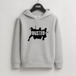 Splatter Text - Bust Band Kids Hoodie