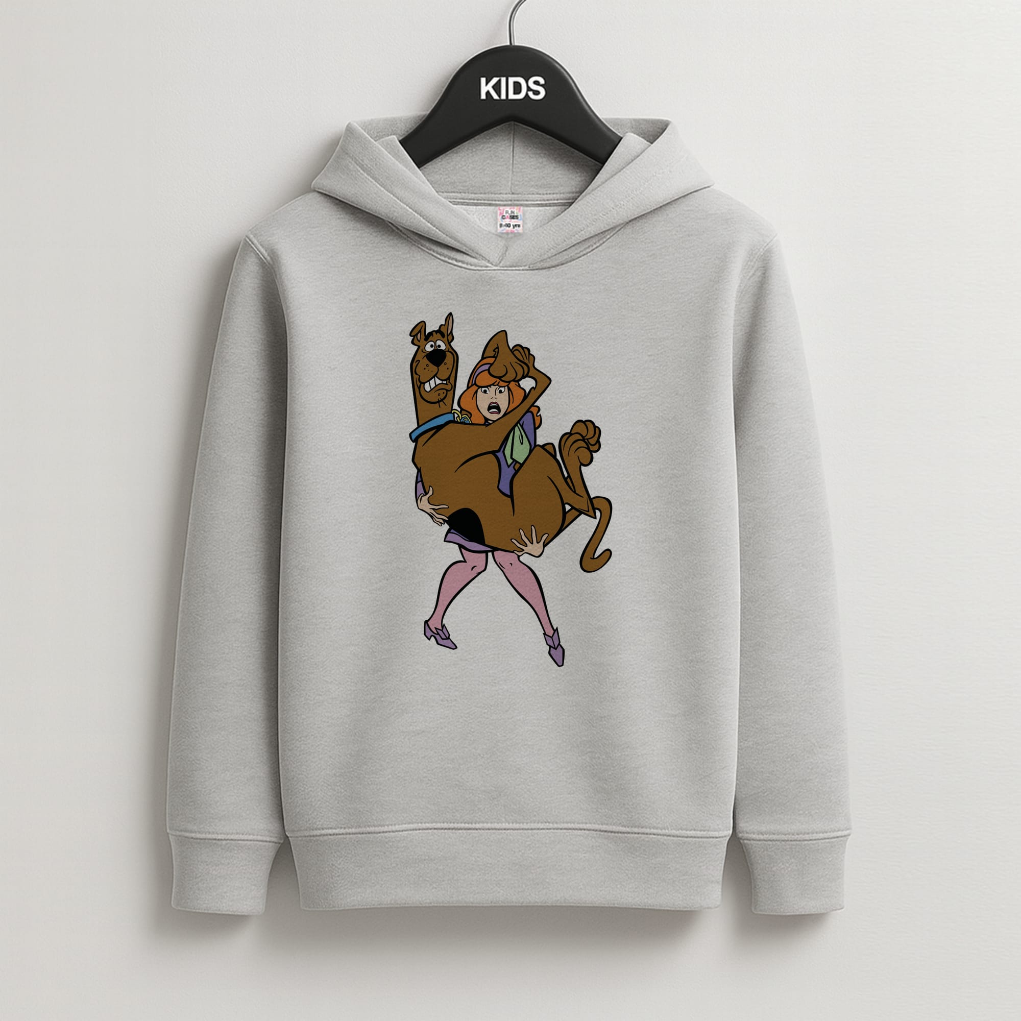 Scared - Scoob Kids Grey Hoodie