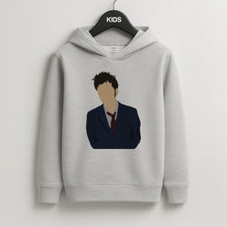 Tennant - The Doctor Kids Grey Hoodie
