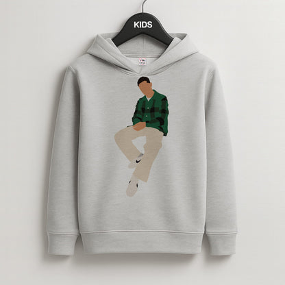 Green LoyleKids Grey Hoodie