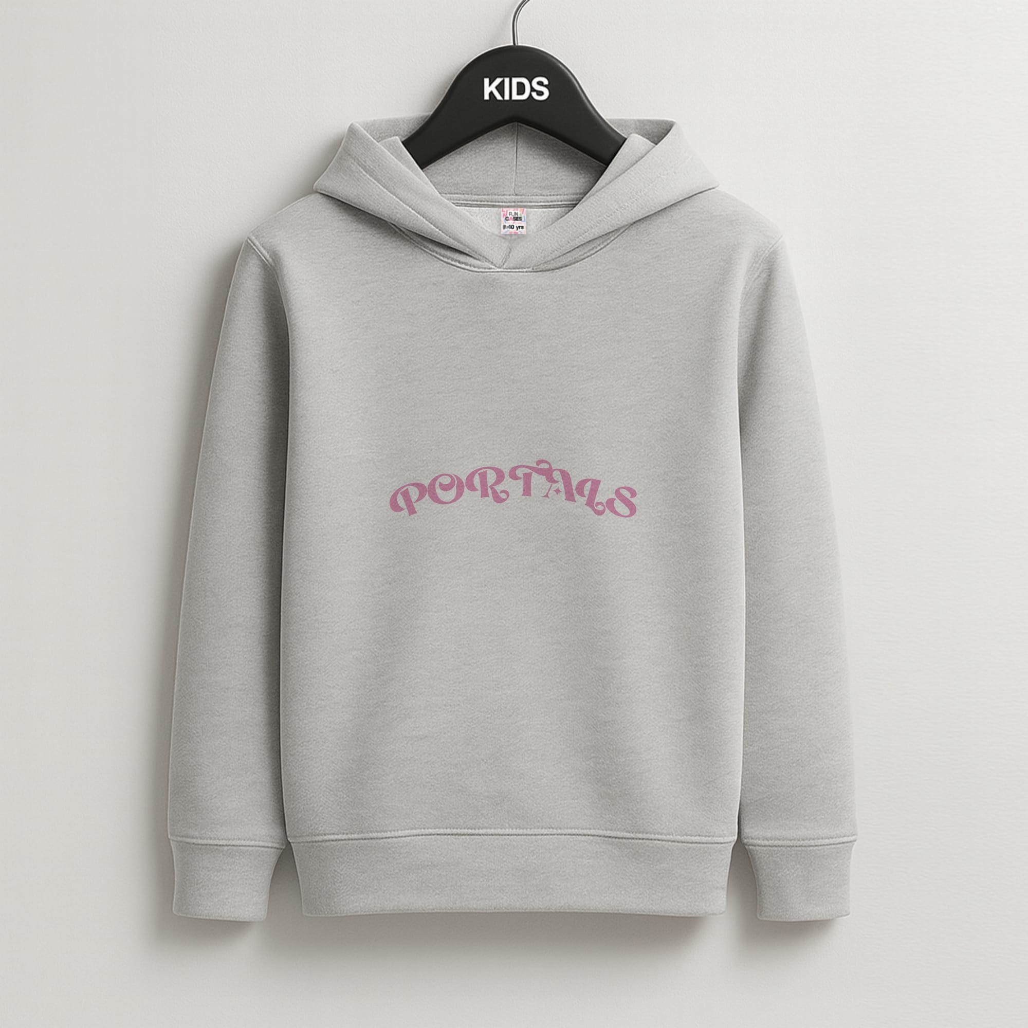 Portals Kids Grey Hoodie