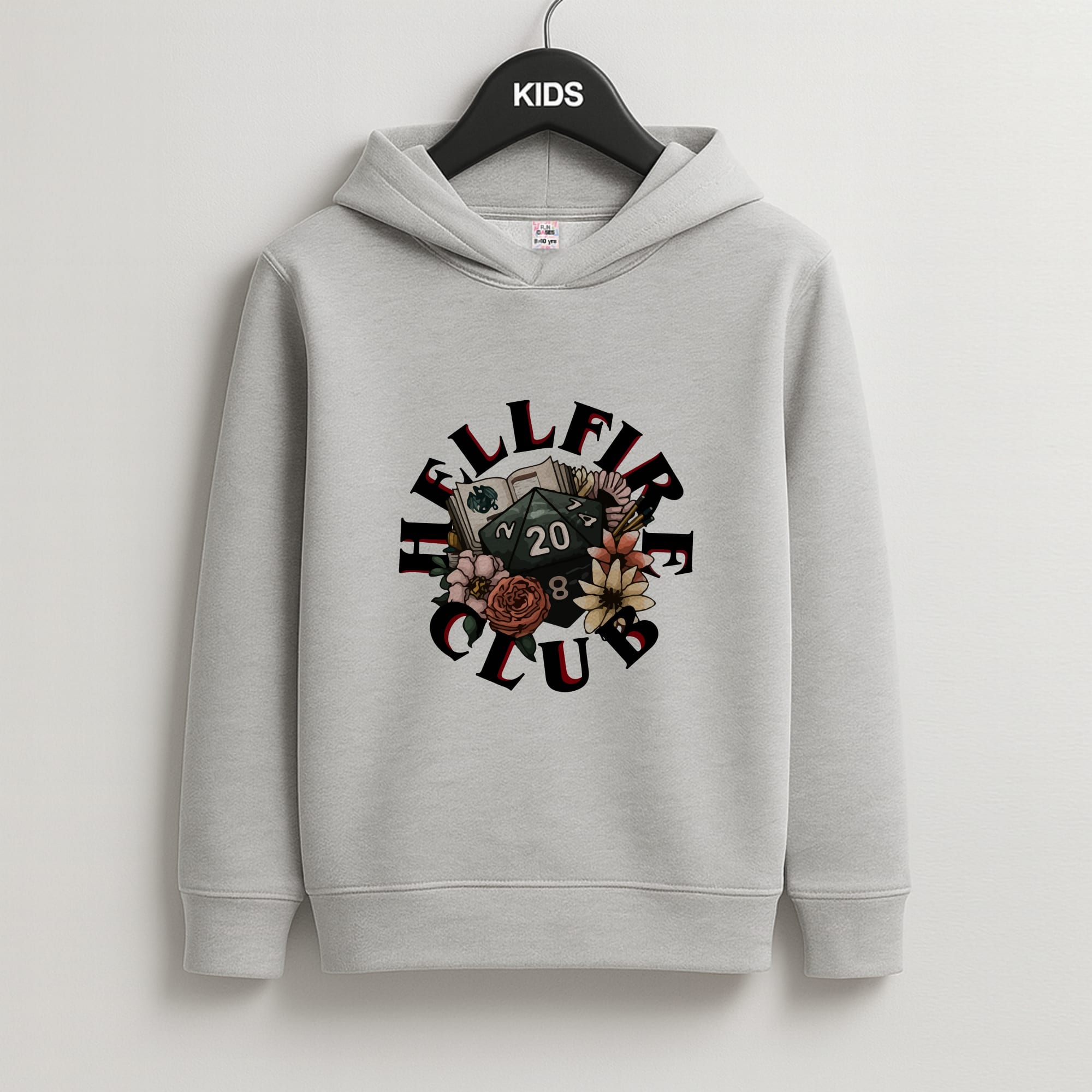 Hellfire Club Kids Grey Hoodie