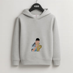 GOAT - Messi Kids Grey Hoodie