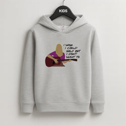 I Wish I Could Help But I Don't Want To Kids Hoodie