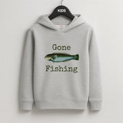 Gone Fishing  Kids Hoodie 2