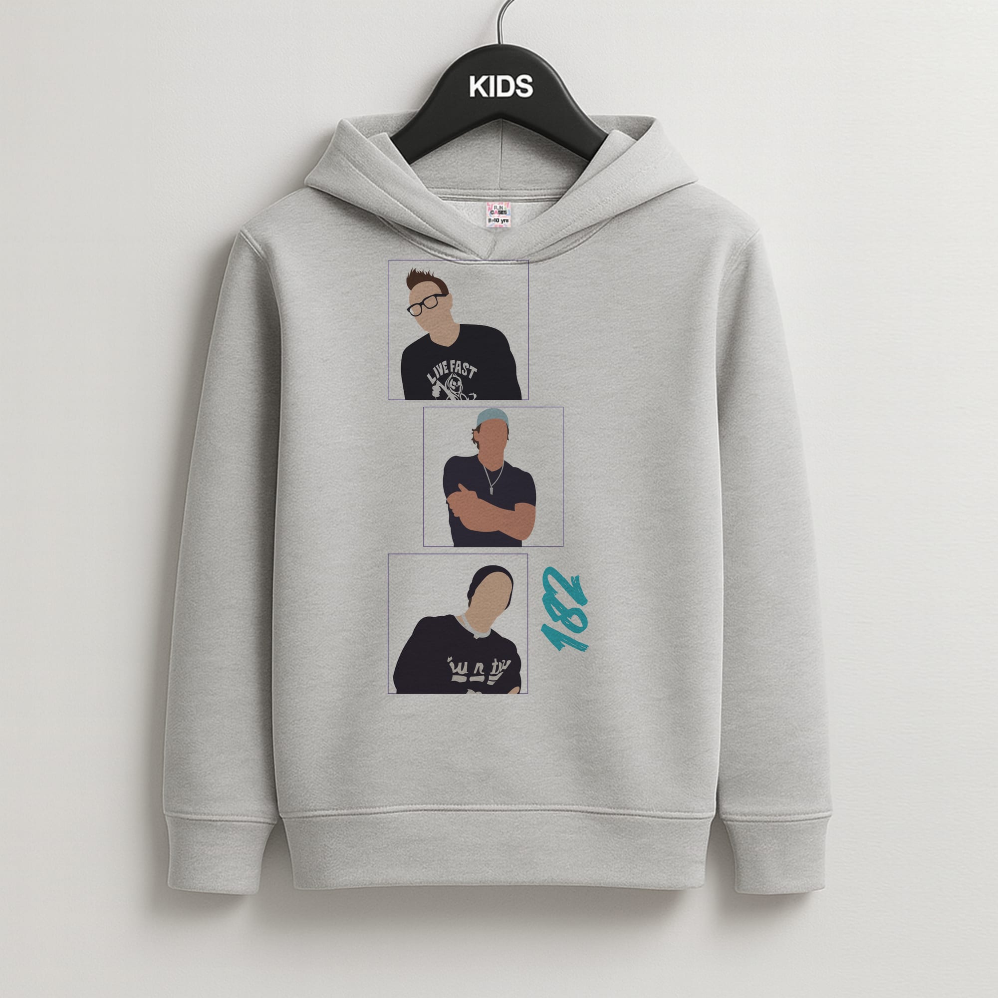 Blink - Festival Kids Grey Hoodie