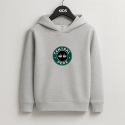 Central Perk - Coffee Logo Kids Grey Hoodie