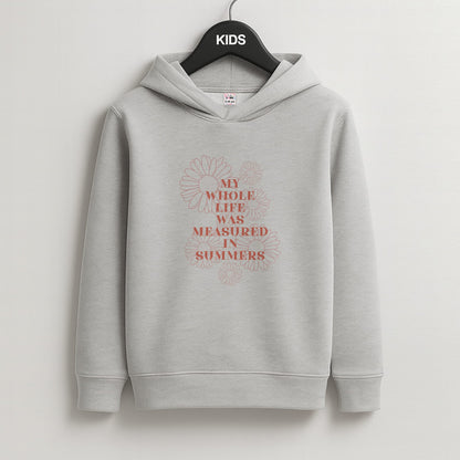 Dasies Quote Kids Grey Hoodie