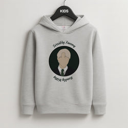 Terribly Funny, Really Witty Draco Malfoy Kids Grey Hoodie