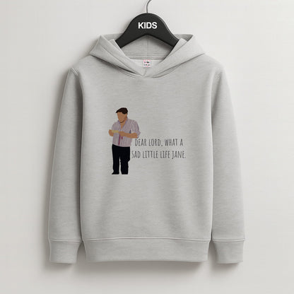 Sad Little Life Jane - British Pop Culture Kids Grey Hoodie