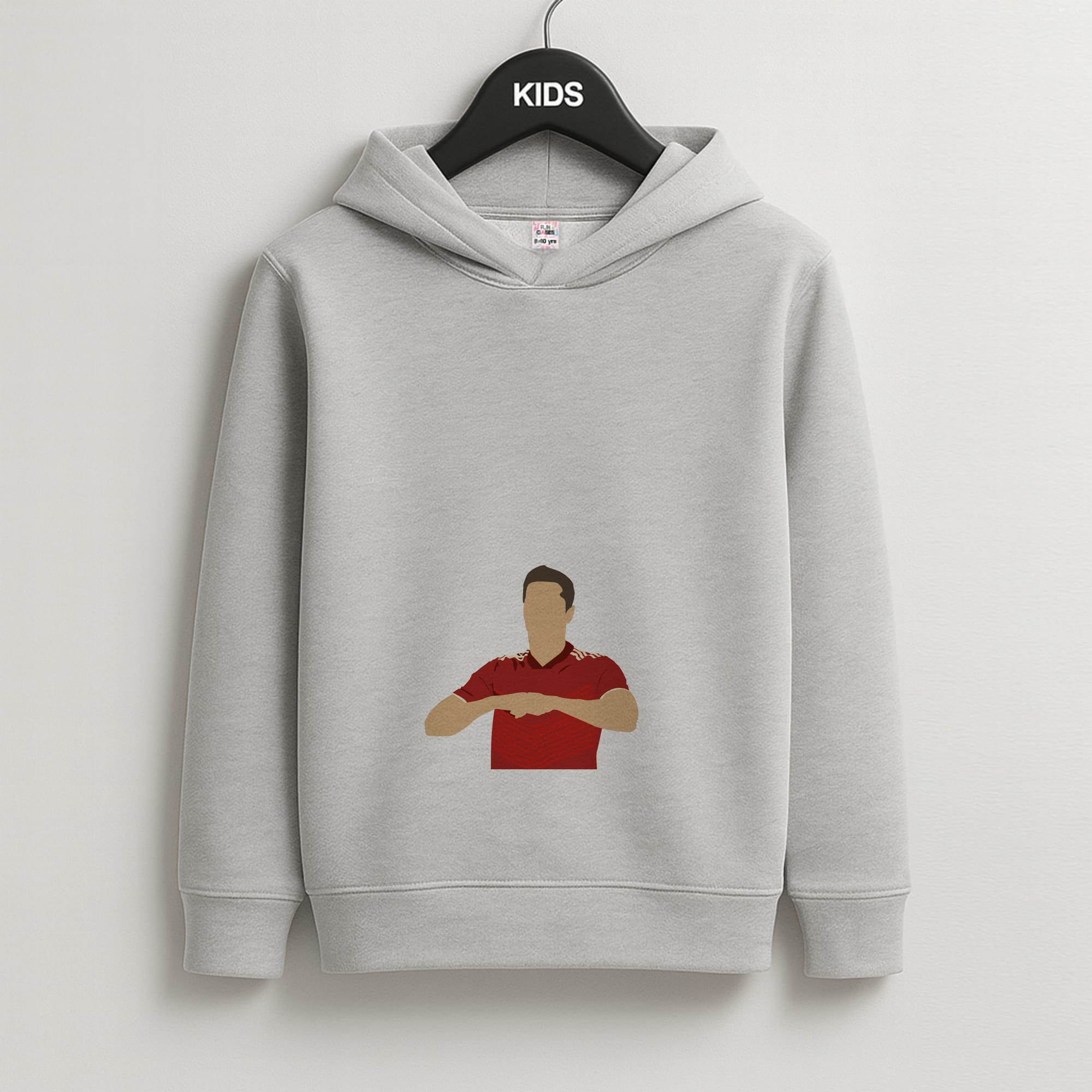 Van Persie - Football Kids Grey Hoodie