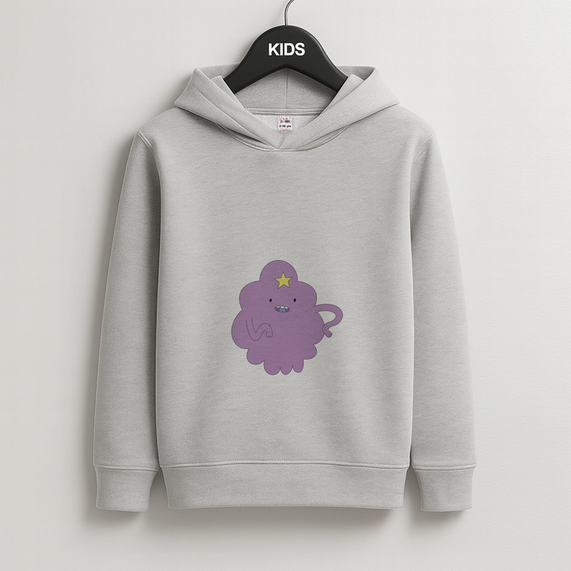 Lumpy Space Princess Kids Grey Hoodie