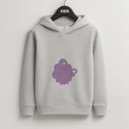 Lumpy Space Princess Kids Grey Hoodie