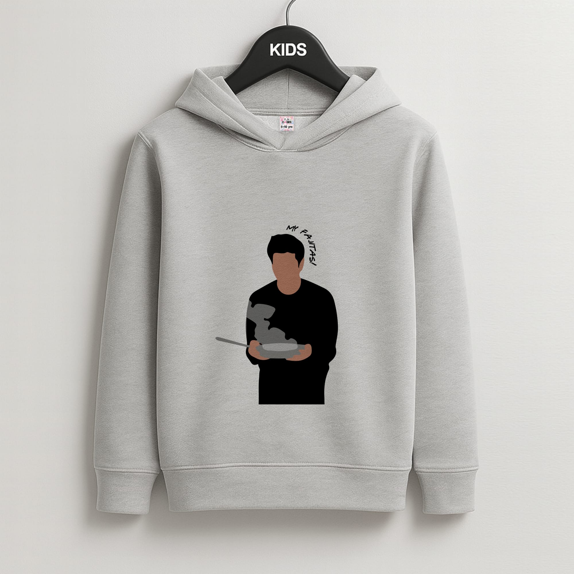 My Fajitas Kids Grey Hoodie